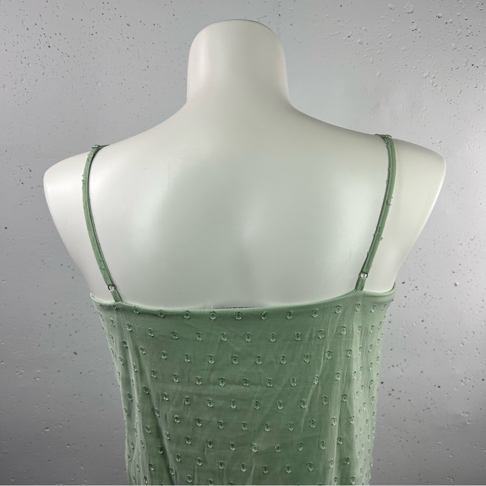 The Limited Sage Polka Dot Tank Top L - Picture 5 of 6